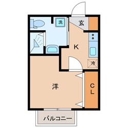 西尾口駅 徒歩16分 2階の物件間取画像